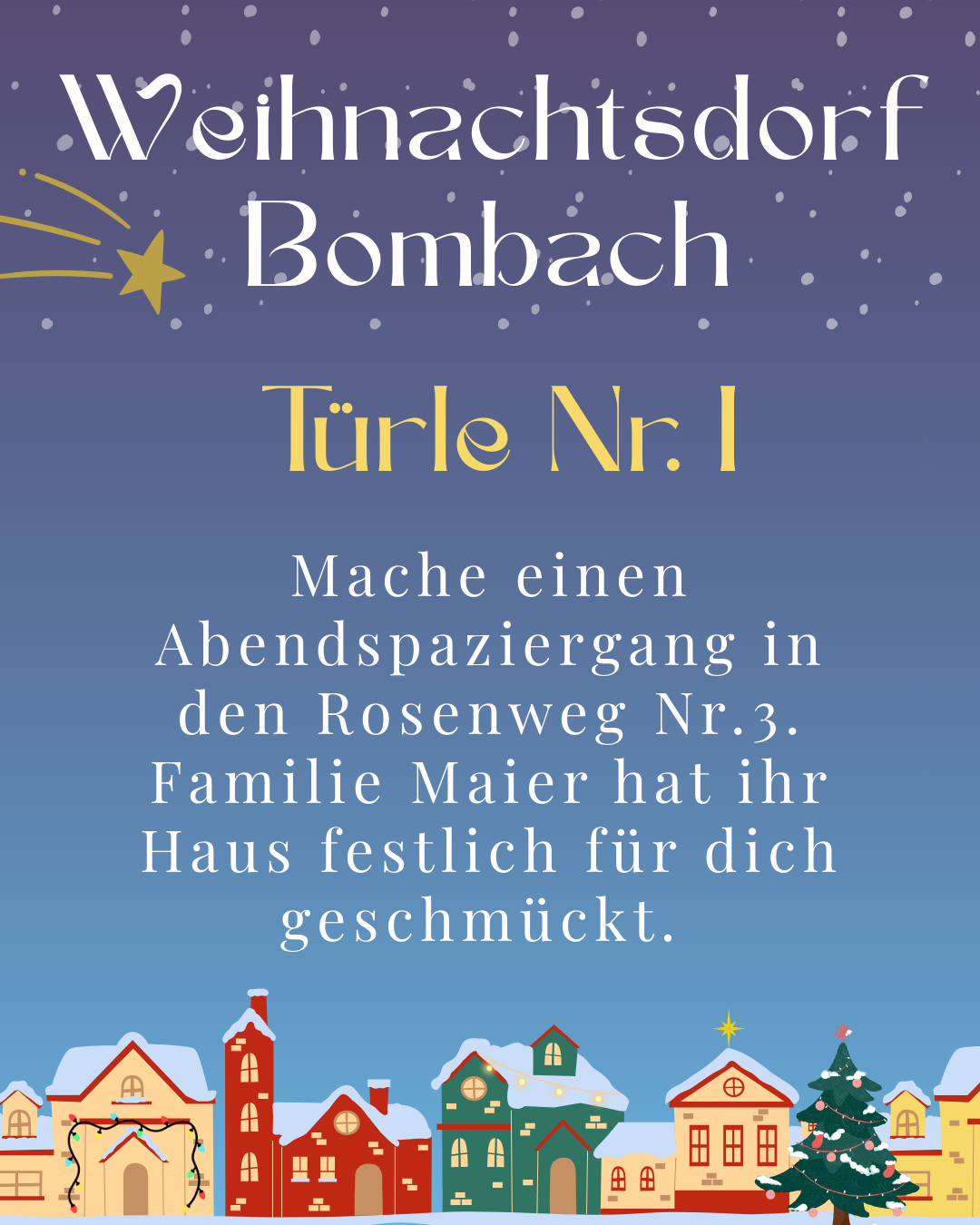 Türle 1 Familie Maier, Rosenweg 3