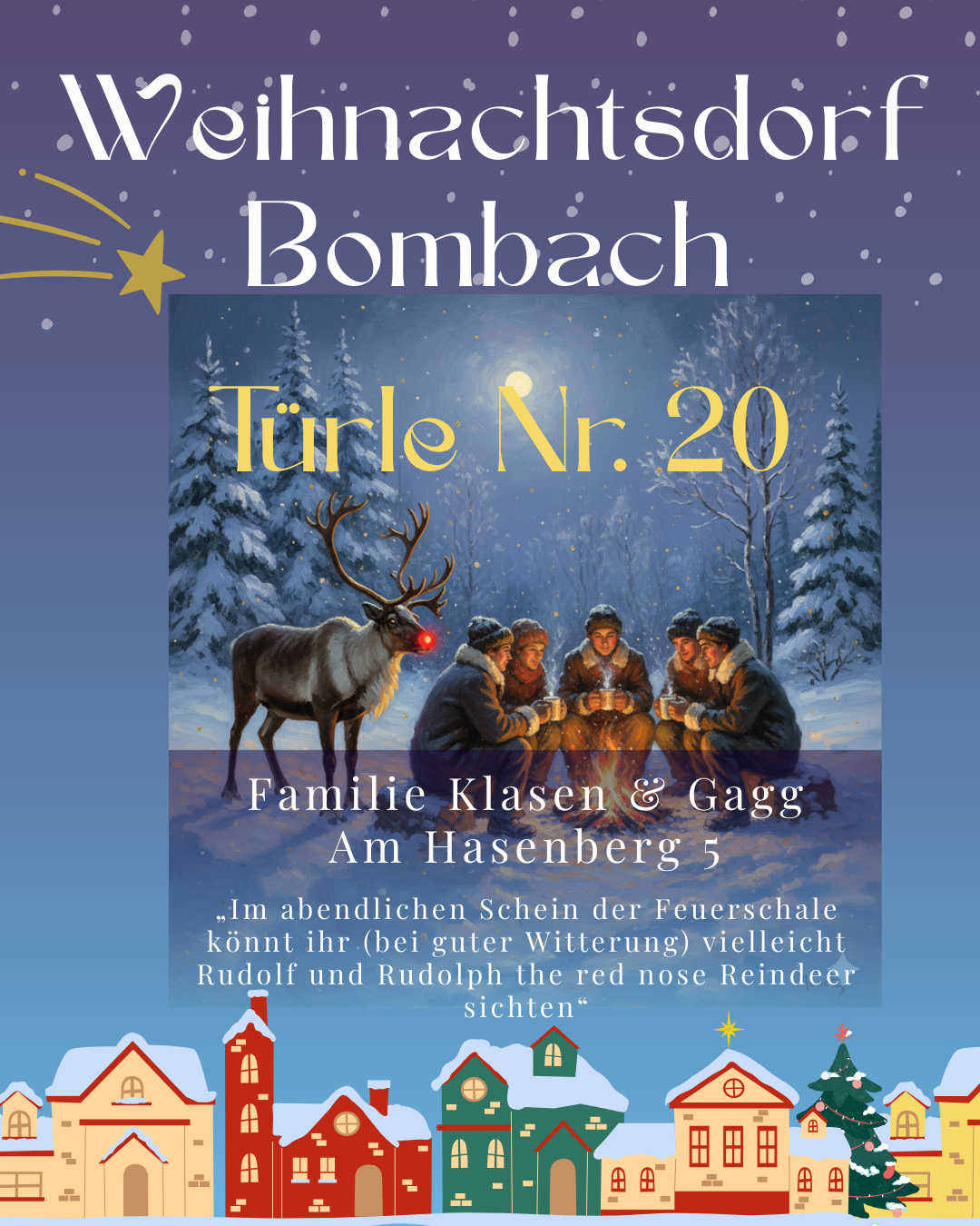 Tür 20, Familen Klasen und Gagg, am Hasenberg 5