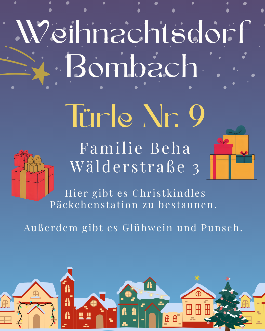 Tür 9 Familie Beha, Wälderstraße 3