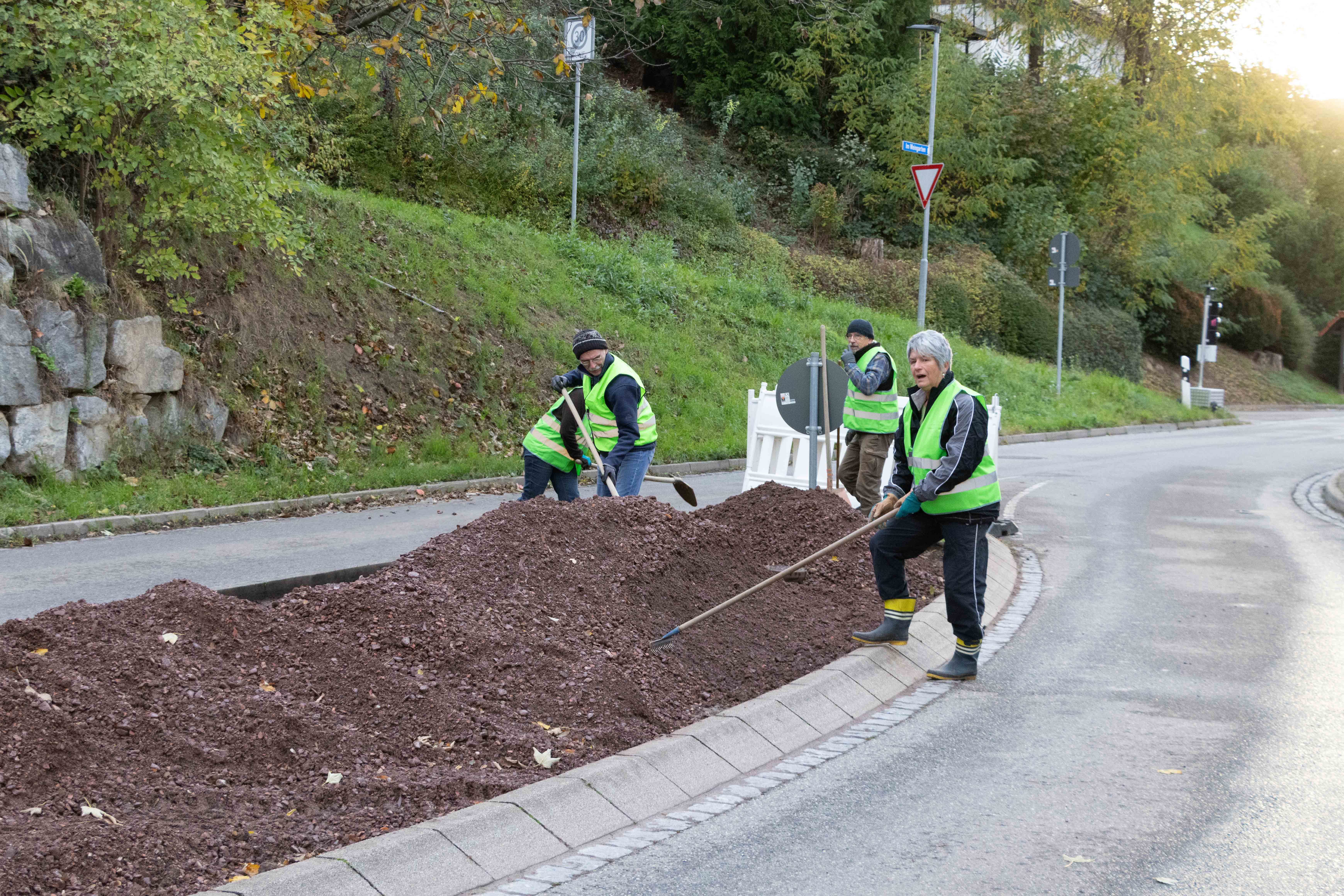 Einfüllen des Substrats
